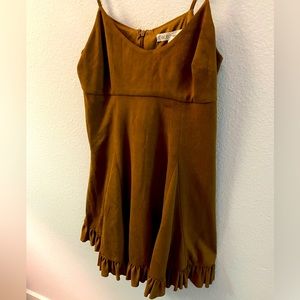 BCBGMaxazaria faux suede dress